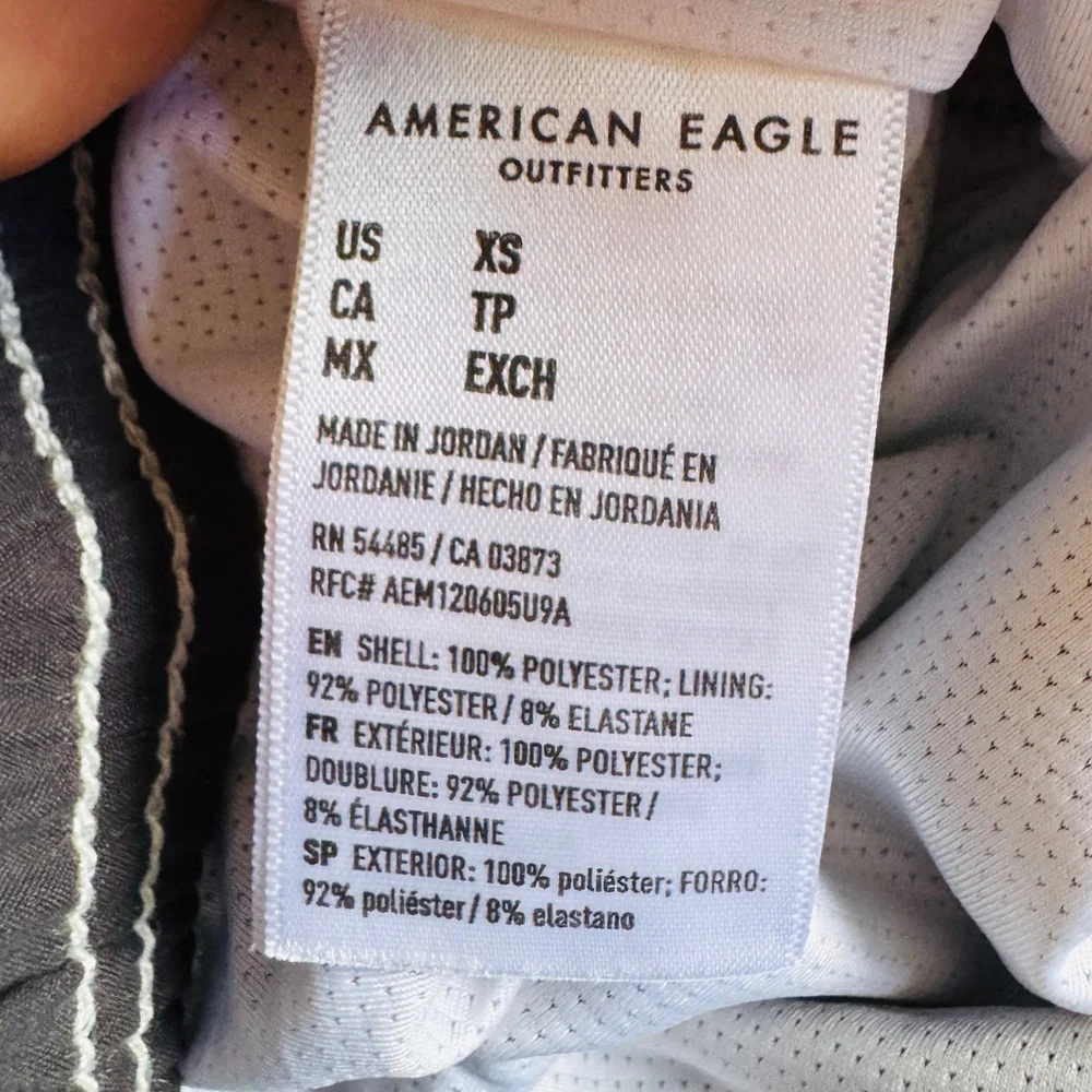 American Eagle men's black swim trunks size xs